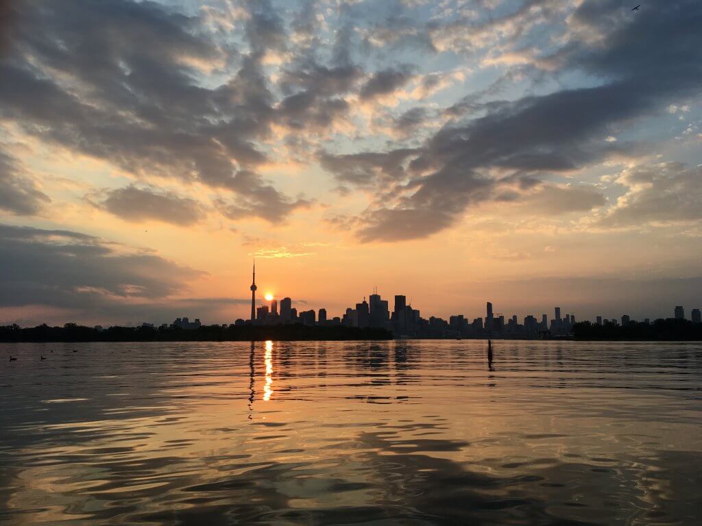 the view of Toronto when you buy a sailboat