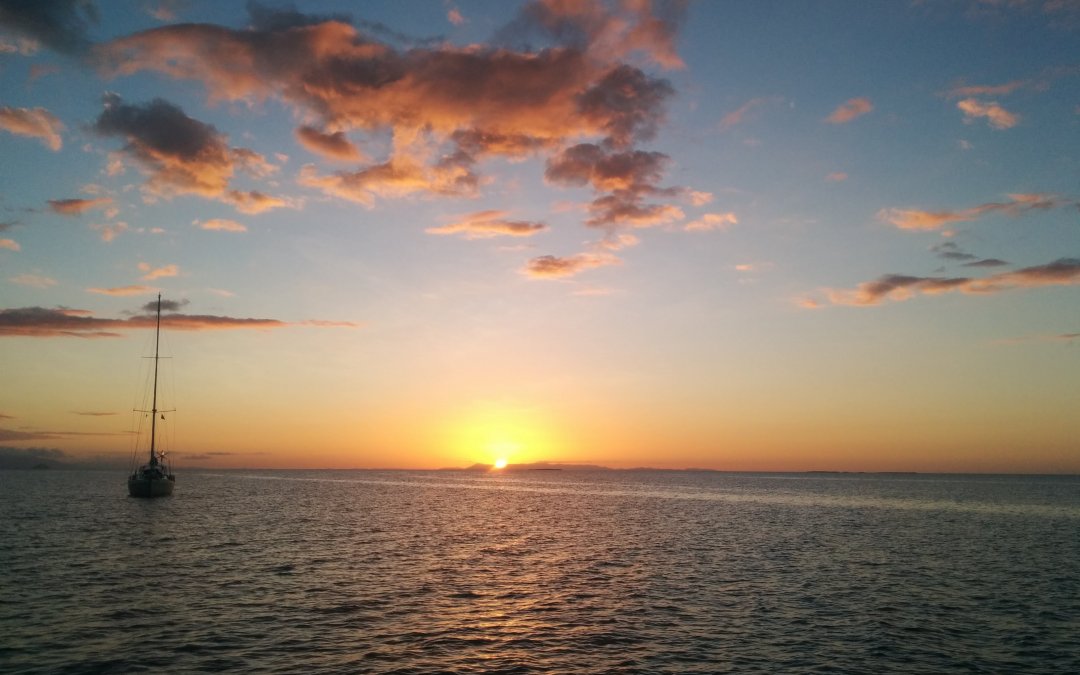 Night Sailing on the Coral Coast of Australia