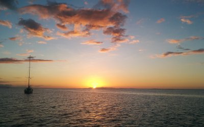 Night Sailing on the Coral Coast of Australia